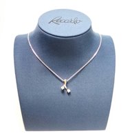 Collana Recarlo Donna Eternity in Oro bianco Diamante 0.35 Ct P02CO341 - P02CO341